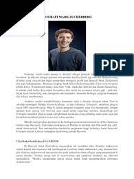Biografi Mark Zuckerberg Dalam Bahasa Inggris Pigura