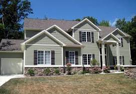 Here are some great examples of coastal decorating with. 30 House Siding Ideas That Will Get You Ready For Spring Green House Exterior Green Exterior House Colors Green House Siding