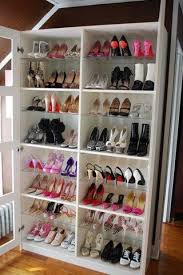 Turn A Book Shelf Into A Shoe Rack Shoe Organizer Home Diy Home Organization