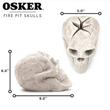 4.8 out of 5 stars 555. Buy Osker Ceramic Fireproof Fire Pit Skull Log For Bonfire Campfire Fireplace Firepit For Gas Propane Or Wood Fires 9 Inch Light Beige Online In Indonesia B0811c9z9v