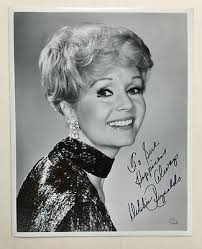 Debbie Reynolds 8x10 Black and White Photo Autograph