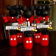 Mickey Mouse Table Centerpieces Mickey Mouse Birthday Decorations Mickey Mouse Party Decorations Mickey Mouse Themed Birthday Party