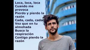Para mi, para mi para mi esto es amor pero sé, pero sé que no quieres dolor (quieres. Loca Alvaro Soler Songtekst Lyrics Youtube