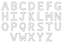Free printable alphabet coloring pages to download, color and have fun. Alphabet Letters To Enlarge For Letter Crafts Abc Coloring Pages Lettering Alphabet Alphabet Coloring Pages