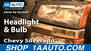 How To Replace Headlights 03 06 Chevy Silverado 1500