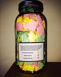 Private memories placed in a time capsule jar, curated. Perfect Boyfriend Puts 365 Love Notes In A Jar For His Girlfriend