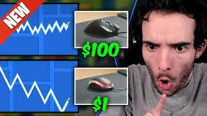 MY NEW MOUSE COSTS LESS THAN $1... (Geometry Dash)