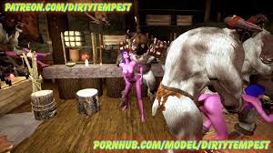 tauren and elves girls in a tavern pt 2