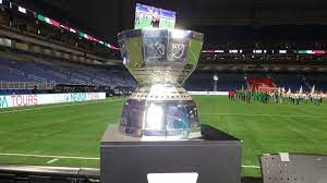 Presentación del trofeo de la leagues cup en las vegas. Argentina Vs Mexico Trofeo De La Leagues Cup Exhibido Previo Al Partido Entre Mexico Y Argentina Marca Claro Mexico