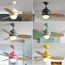 The main job of a ceiling fan is to move the air in the space and improve ventilation. 36 Inch Nordic Multicolour Lovely Bedroom Led Ceiling Fan Light Concise Kitchen Dining Room Fan Light Art Kid S Room Bar Light Ceiling Fans Aliexpress