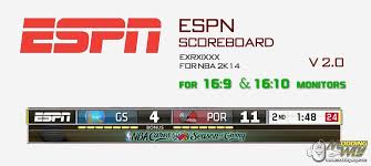 Get the latest game scores for your favorite nba teams. Espn Scoreboard V2 0 Nba 2k14 At Moddingway