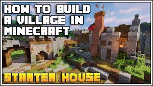 How to build a house :: How To Build A Village In Minecraft 1 14 Part 2 Starter House Tutorial Cmc Distribution English