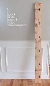 Cut your wood to size and sand. 10 Clever Diy Growth Charts Moms And Crafters