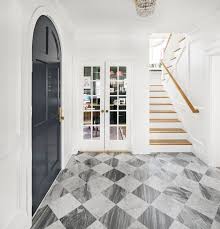 Herbert Ave Project Frenchdoors Office Entryway Stairway Marble Interiordesign Interiordesignblog Interio Parisian Interior Foyer Flooring French Doors