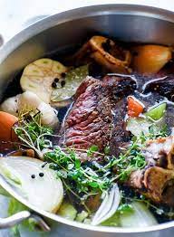 Easy Beef Broth Stock Homemade Beef Broth Beef Recipes Beef Broth Soup Recipes