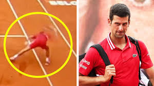 Born 22 may 1987) is a serbian professional tennis player. Tennis Novak Djokovic Smashes Racquet During Mid Match Meltdown