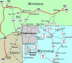 But the drive from yellowstone to cody would really get old. Cody Wyoming Western Route Map