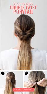 Delivery:by express, by air, by sea. This Double Twist Ponytail Is The Perfect Five Minute Hairstyle Diy Ideas