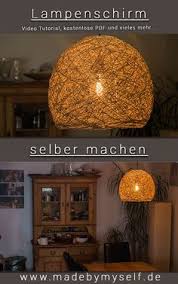 Diy Fadenlampe Lampenschirm Selber Machen Made By Myself Lampenschirm Selber Machen Diy Lampenschirm Lampenschirm