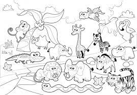 Kids can use the numbered color key to color a cute you can download the pdf file, print the worksheets directly in your browser, or use the kindergarten worksheet online. Detailed Coloring Page Zoo Animals Kidspressmagazine Com Zoo Animal Coloring Pages Zoo Coloring Pages Animal Coloring Pages
