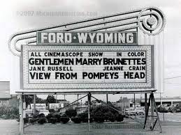 Ford Wyoming Drive In Theatre Dearborn Michigan Dearborn Detroit History