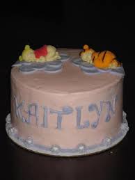 Customize this cute winnie the pooh and tigger banner for your upcoming baby shower. Winnie The Pooh N Tigger Baby Shower Cake Cakecentral Com
