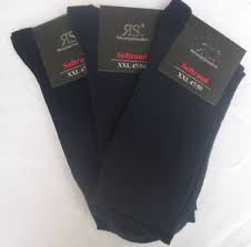 Details About 3 P Socks Xxl Without Elastic Health Socks Cotton Spandex Blue 47 50