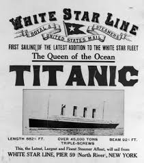 the maiden's court: titanic sets sail