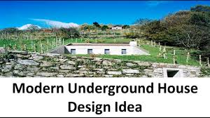 Houses can indeed be struck by lightning with the roof taking a major hit and sending a charge of electricity through any electrical devices and even metal piping within the house. Modern Underground House Design Idea With Concrete Structure Youtube