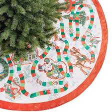 Raz 49 Vintage Inspired North Pole Board Game Christmas Tree Skirt 3901852 Vintage Christmas Tree Skirt Vintage Inspired Christmas Tree Christmas Tree Themes