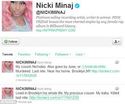 Robert maraj was walking along a road in mineola, long island at 6:15 p.m. Nicki Minaj Left Devastated By The Murder Of Beloved Family Member Daily Mail Online