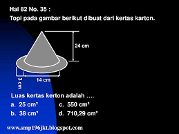 Cara membuat kerucut dari kertas karton. Volume Dan Luas Bangun Ruang Ppt Download