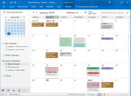 Sharepoint online doesn't support calendar overlay with exchange web service. View Shared Calendar Category Colors