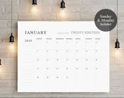 2020 2021 Big Calendar Large Wall Calendarprintable Etsy Large Wall Calendar Big Calendar Wall Calendar