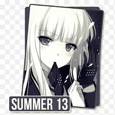 Maybe you would like to learn more about one of these? Anime Icon 27 Spring 16 F V1 White Haired Female Anime Character Png Pngegg