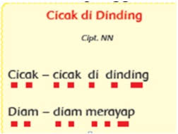 Lirik cicak cicak di dinding oleh lagu anak indonesia. View Lagu Cicak Cicak Di Dinding Memiliki Pola Irama Images