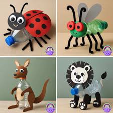 Como hacer animales con botellas recicladas y Foami ?? #fblifestyle  #kidsactivities #craft #crafts #crafting