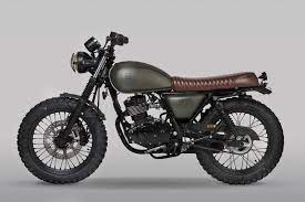 Mutt Motorcycles Hilts Green 125 Left Cafe Racer Bikes Retro Motorcycle Custom Bikes Cafe Racers