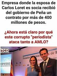 Carlos loret de mola renunció a televisa luego de 18 años de trabajar en la empresa, en la que encabezó el programa de noticias despierta con loret. Carlos Loret De Mola On Twitter Alex Cifuentes Narco Colombiano Testigo En El Juicio Contra El Chapo Dijo Que En Octubre De 2012 Le Dieron 100 Millones De Dolares A Epn En