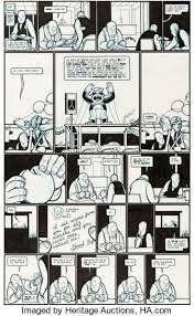 Honing the hybridity of the graphic novel. Chris Ware Acme Novelty Library 6 Story Page 5 Jimmy Corrigan Lot 92302 Heritage Auctions