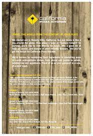 Don't forget to bookmark california kitchen cafe using ctrl + d (pc) or command + d (macos). California Pizza Kitchen Menu Menu For California Pizza Kitchen Phoenix Market City Mall Whitefield Bengaluru