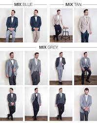 Suit separates are available in different colours, styles and fits for each occasion. Mix And Match Groom And Groomsmen Coat And Pants For A Modern Wedding Look Black Pants Men Men Suits Blue Blazer Outfits Men