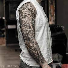 80 ways to express your faith with a religious tattoo. Religious Sleeve Tattoo Best Tattoo Ideas Gallery
