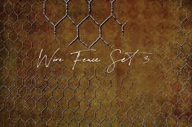 Chicken wire mesh can either be made from a plastic or a steel material. Wire Fence Chicken Wire Rusty Set 3 Graphic By Lilbitdistressed Creative Fabrica