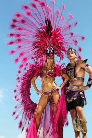 Fuchsia Carnival Outfits Caribbean Carnival Costumes Carnival