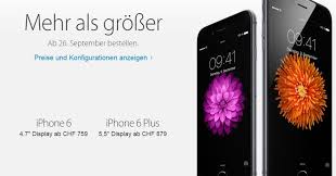 Nach dem iphone ist vor dem iphone. Neuer Rekord Mit Iphone 6 Und Iphone 6 Plus Onlinepc Ch