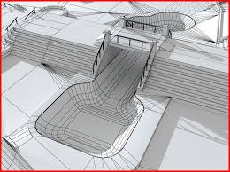 Skate Park 3d 3ds Skate Park By Tornado Studio Skatepark Design Skate Park Parking Design