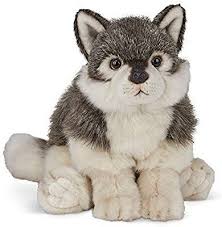 Amazon Com Bearington Nanook Plush Stuffed Animal Gray Wolf 13 Toys Games Teddy Bear Stuffed Animal Plush Stuffed Animals Animals