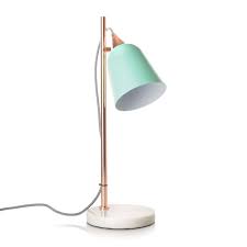 Mint Table Desk Lamp With Marble Base Lamp Table Lamp Mint Table