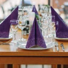 Hochzeitsserviette Hochwertige Edle Serviette Fur Hochzeit Geburtstag Party Taufe Kommunion Serviette Servietten Hochzeit Lila Tischdekoration Hochzeit